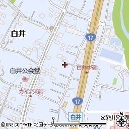 群馬県渋川市白井914-3周辺の地図