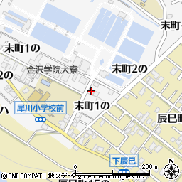 石川県金沢市末町１の160周辺の地図