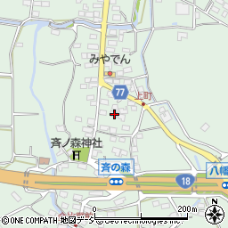 長野県千曲市八幡上町3890-10周辺の地図