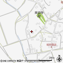 茨城県常陸太田市松栄町周辺の地図