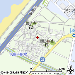 石川県白山市石立町110周辺の地図
