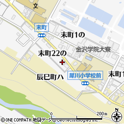 石川県金沢市末町２２の周辺の地図