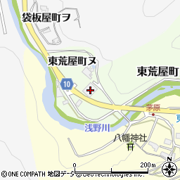 石川県金沢市東荒屋町ヌ周辺の地図