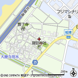 石川県白山市石立町123周辺の地図