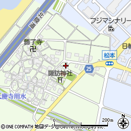 石川県白山市石立町191周辺の地図