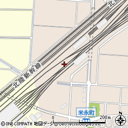 石川県白山市米永町2337-1周辺の地図