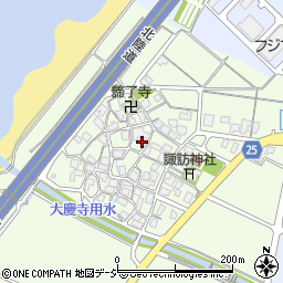 石川県白山市石立町82周辺の地図