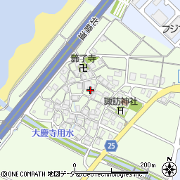 石川県白山市石立町82周辺の地図