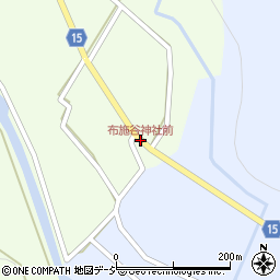 布施谷神社前周辺の地図
