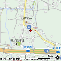 長野県千曲市八幡上町3891-11周辺の地図