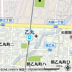 石川県金沢市額乙丸町ハ128周辺の地図