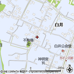 群馬県渋川市白井83周辺の地図