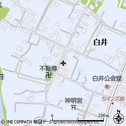 群馬県渋川市白井83周辺の地図