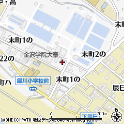 石川県金沢市末町１の162周辺の地図
