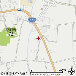 栃木県芳賀郡市貝町赤羽2357周辺の地図