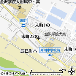 石川県金沢市末町１の191周辺の地図