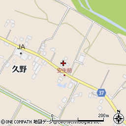 栃木県鹿沼市久野712周辺の地図
