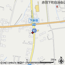 栃木県芳賀郡市貝町赤羽1077-23周辺の地図