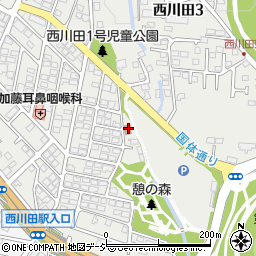 東武団地中央自治会公民館周辺の地図