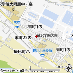 石川県金沢市末町１の194周辺の地図