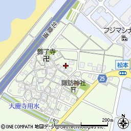 石川県白山市石立町101周辺の地図