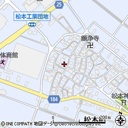 石川県白山市松本町44周辺の地図