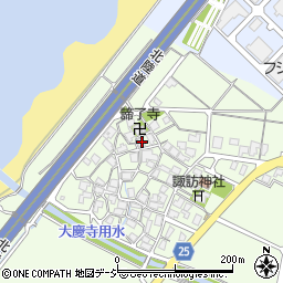 石川県白山市石立町105周辺の地図