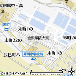 金沢学院大学金沢学院短期大学第三清鐘寮周辺の地図