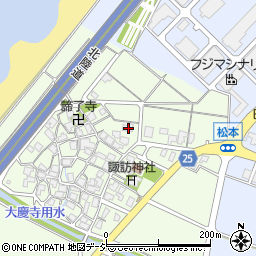 石川県白山市石立町161周辺の地図