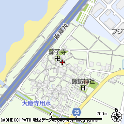 石川県白山市石立町103周辺の地図
