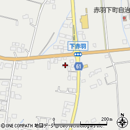栃木県芳賀郡市貝町赤羽1078周辺の地図