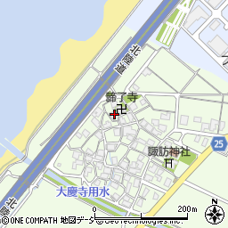 石川県白山市石立町86周辺の地図