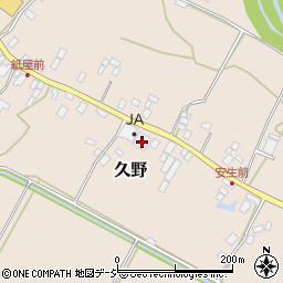 栃木県鹿沼市久野522周辺の地図