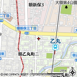 石川県金沢市額乙丸町ニ183周辺の地図
