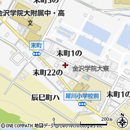 石川県金沢市末町１の190周辺の地図
