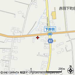栃木県芳賀郡市貝町赤羽1077-24周辺の地図
