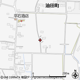 栃木県鹿沼市油田町周辺の地図