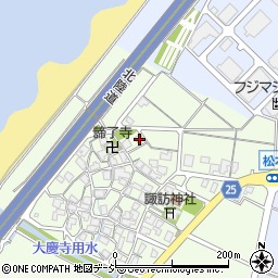 石川県白山市石立町98周辺の地図
