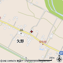 栃木県鹿沼市久野716周辺の地図