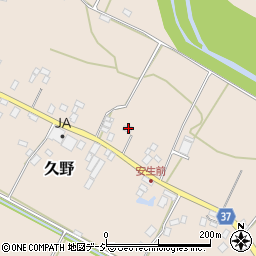 栃木県鹿沼市久野714周辺の地図