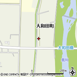 栃木県鹿沼市大和田町周辺の地図