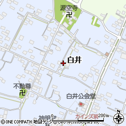 群馬県渋川市白井880周辺の地図