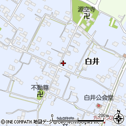 群馬県渋川市白井842周辺の地図