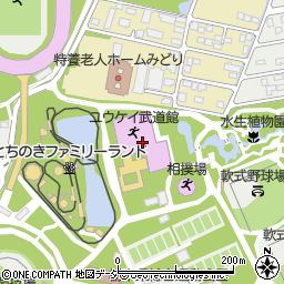 ユウケイ武道館周辺の地図