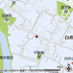 群馬県渋川市白井805周辺の地図