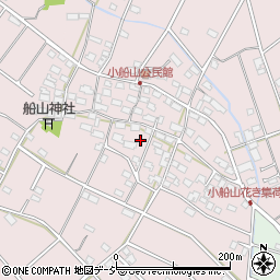 長野県千曲市小船山周辺の地図