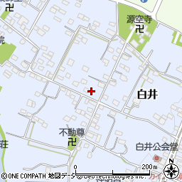 群馬県渋川市白井826周辺の地図