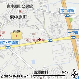 長野県大町市大町不二塚町周辺の地図