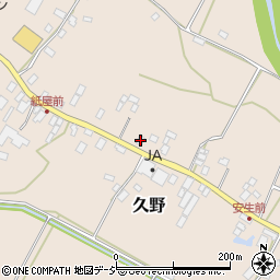 栃木県鹿沼市久野740周辺の地図