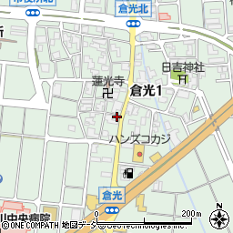 石川県白山市倉光1丁目47周辺の地図